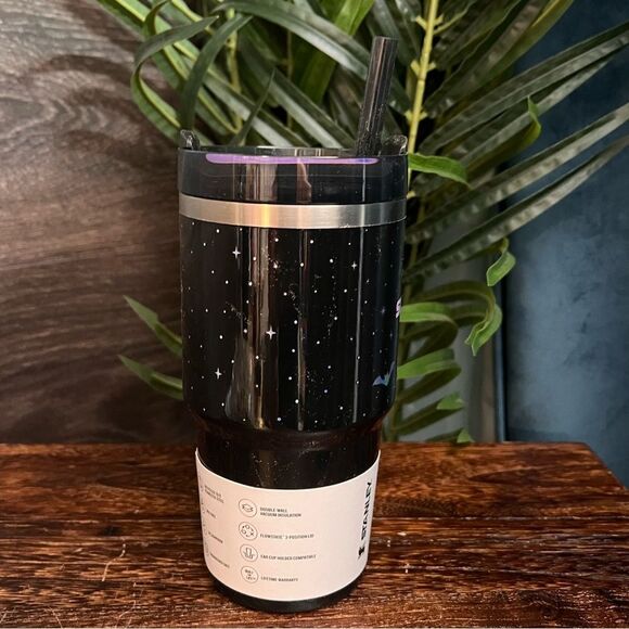 Stanley Halloween 20oz H2.0 Flowstate Quencher Tumbler in Spellcast Black. NWT! - Picture 6 of 10